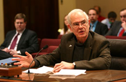 Sen. Ken Haar discusses his proposal to change how Nebraska's presidential electoral votes are awarded.