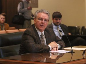 Sen. Jim Scheer said religious restrictions on public school teachers are obsolete and should be repealed.