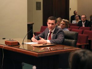 <a href='http://news.legislature.ne.gov/dist46' target='_blank' title='Link to the website of Sen. Adam Morfeld'>Sen. Adam Morfeld</a>