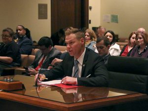 <a href='http://news.legislature.ne.gov/dist18' target='_blank' title='Link to the website of Sen. Brett Lindstrom'>Sen. Brett Lindstrom</a>