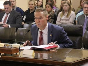 <a href='http://news.legislature.ne.gov/dist18' target='_blank' title='Link to the website of Sen. Brett Lindstrom'>Sen. Brett Lindstrom</a>