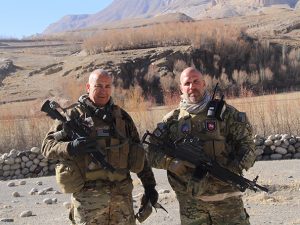 <a href='http://news.legislature.ne.gov/dist43' target='_blank' title='Link to the website of Sen. Tom Brewer'>Sen. Tom Brewer</a> (left) and fellow soldier Erik Herring serving in northern Afghanistan in 2011.