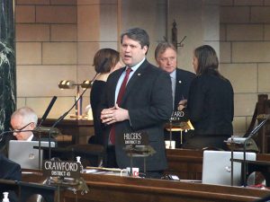 <a href='http://news.legislature.ne.gov/dist21' target='_blank' title='Link to the website of Sen. Mike Hilgers'>Sen. Mike Hilgers</a>