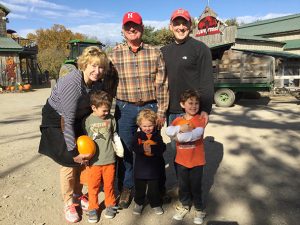 Senator Lou Ann Linehan with husband Kevin, son Patrick and grandsons Jack, Luke and Mitch.