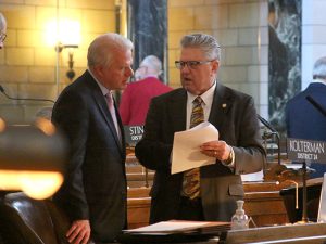 Sens. Matt Williams and Mark Kolterman