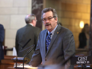 <a href='http://news.legislature.ne.gov/dist23' target='_blank' title='Link to the website of Sen. Bruce Bostelman'>Sen. Bruce Bostelman</a>