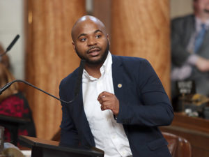 <a href='http://news.legislature.ne.gov/dist11' target='_blank' title='Link to the website of Sen. Terrell McKinney'>Sen. Terrell McKinney</a>