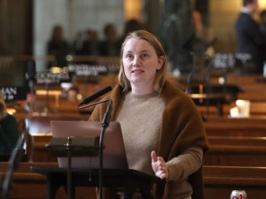 <a href='http://news.legislature.ne.gov/dist08' target='_blank' title='Link to the website of Sen. Megan Hunt'>Sen. Megan Hunt</a>