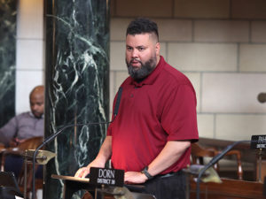 <a href='http://news.legislature.ne.gov/dist13' target='_blank' title='Link to the website of Sen. Justin Wayne'>Sen. Justin Wayne</a>