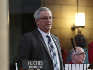 <a href='http://news.legislature.ne.gov/dist44' target='_blank' title='Link to the website of Sen. Dan Hughes'>Sen. Dan Hughes</a>