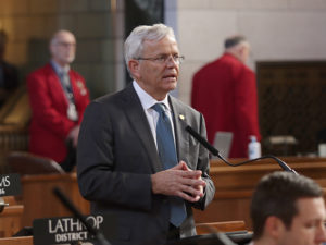 <a href='http://news.legislature.ne.gov/dist12' target='_blank' title='Link to the website of Sen. Steve Lathrop'>Sen. Steve Lathrop</a>