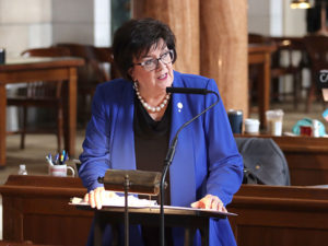 <a href='http://news.legislature.ne.gov/dist17' target='_blank' title='Link to the website of Sen. Joni Albrecht'>Sen. Joni Albrecht</a>