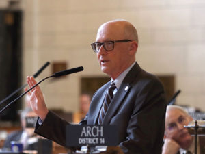 <a href='http://news.legislature.ne.gov/dist14' target='_blank' title='Link to the website of Sen. John Arch'>Sen. John Arch</a>